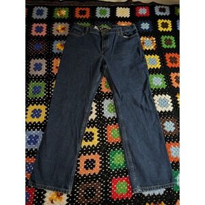 Vintage Zena Jeans Women's Denim Size 16W Blue Denim High Rise USA Made 35x30